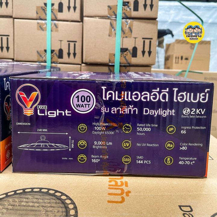 vlight-โคมไฮเบย์-led-รุ่น-ลาลิก้า-100w-200w-โคมไฟ-ไฮเบย์-highbay-กันน้ำ-ip66-โคมภายนอก