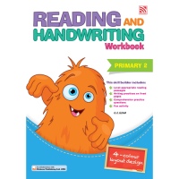 Kid Plus หนังสือเรียนระดับประถมศึกษา Reading and Handwriting Workbook Primary 2