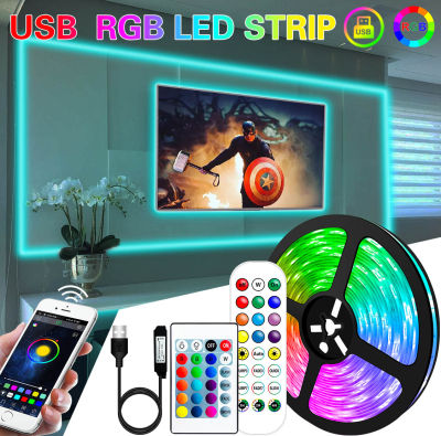 1M-30M LED Strip Light Flexible Lamp USB Bluetooth Led Lighting RGB Tape Diode For TikTok Light BackLight Party
