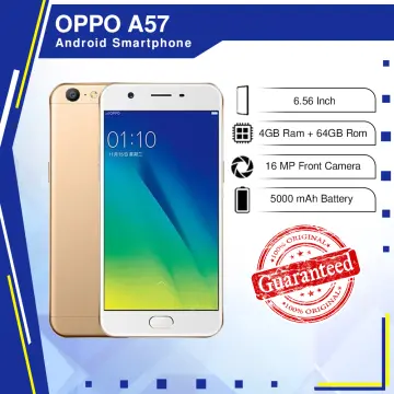 New&Unlocked) OPPO A57 BLACK 4+128GB Global Ver. Dual SIM Android Cell  Phone
