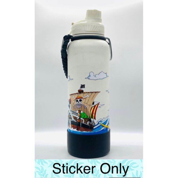 ONE PIECE going merry infinity sticker wave for flask hydro flask aqua