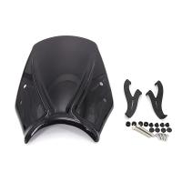 Motorcycle Windshield Wind Deflector Windscreen Fairing Baffle Cover Parts Accessories For Trident 660 Trident660 2021 2022 (Black)