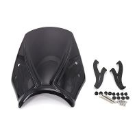 Motorcycle Windshield Wind Deflector Windscreen Fairing Baffle Cover Replacement Parts Accessories Fit For Trident 660 Trident660 2021 2022 (Black)