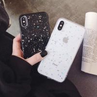 เคสเลื่อมเงางามกลิตเตอร์สำหรับ Iphone 8 7 Plus 6 6S SE Star Moon [Fast]TPU นิ่มใส13 12Mini 11 Pro XR XS MAX