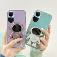 เคสโทรศัพท์อัจฉริยะจาก OPPO Reno10 10 Pro 10 Pro + Reno8 T 4G 5G Reno8 Z 5G Reno8 5G Reno8 Pro 5G Reno7 Z 5G Reno7 5G Reno7 Pro 5G Reno6 6Z เคสโทรศัพท์กากเพชรส่องแสงเป็นประกายวิบวับ TPU นิ่มมีขาตั้งขาตั้งสำหรับนักบินอวกาศ6 Pro 5G Reno5 Pro 5G