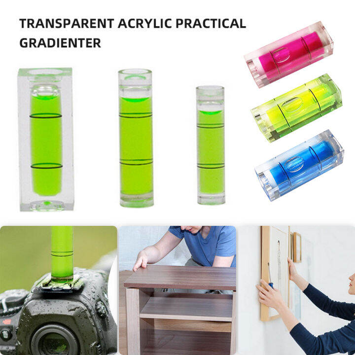 Mini Torpedo Bubble Water Level Ruler Water Spirit Level Water