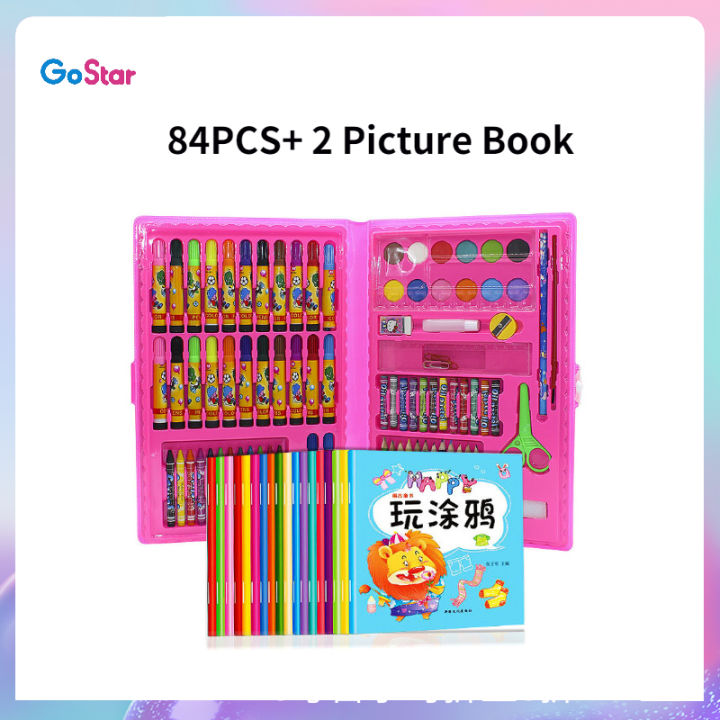 86 pieces coloring kit for kids