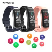 T4 Wearfit Connected Smart Bracelet Body Temperature Measurement Smart Watch Men Women Waterproof Fitness Activity Tracker