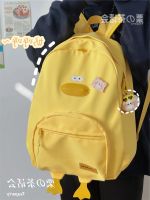 ✻✥ Ins Japanese han edition cute cartoon chicken bags female travel travel backpack backpack kindergarten students