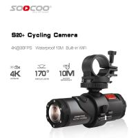 Motorcycle Helmet 4K Fishing Underwater Camera Action Video Shooting Cam For Gun Body SOOCOO S20+ plus Bike Bicycle Waterproof