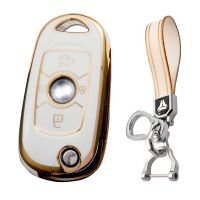 lujie New TPU Car Key Cover Case Protector Key Shell Bag Holder Skin Jacket For Buick Smart Key 6 Buttons