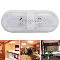 10-24โวลต์ DC 48 LED RV ไฟเพดานโดมภายในเดียวรถพ่วงไฟสำหรับค่ายเรือยอชท์ Motorhome ที่มีสวิทช์โยก