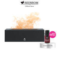 [แถมฟรี น้ำมันหอมระเหย 10ml 1 ชิ้น *คละกลิ่น] Reunrom เครื่องพ่นไอน้ำภูเขาไฟอโรม่า สีดำ  เครื่องพ่นไอน้ำอโรม่าช่วยเพิ่มความชุ่มชื้นในอากาศ