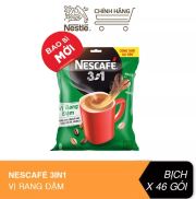 Nescafe 3in1 cà phê rang xay hòa tan đậm vị cà phê bịch 46 gói x 17g