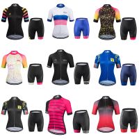 [COD] Women 39;s Short Sleeve Cycling Jersey Sets 20D Gel MTB Clothing Conjunto Feminino Ciclismo Maillot Mujer