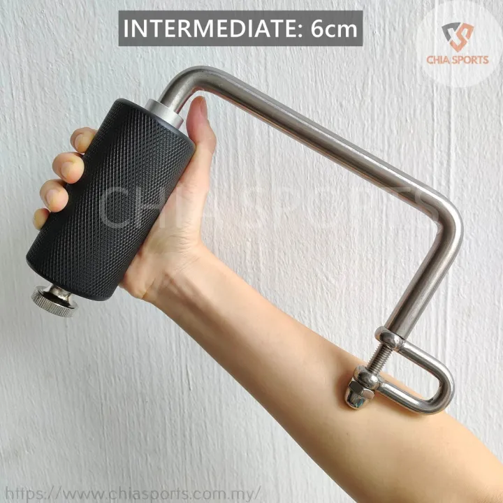 S/S Arm Wrestling Handle 6cm Fat Grip Wrist Training Equipment Forearm