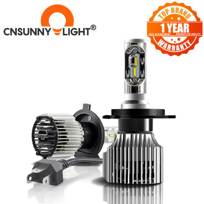 CNSUNNYLIGHT Car LED H4 Compact Headlight H7 H11 9005 HB3 9006 HB4 H1 Auto Bulbs 5500K Turbo Flip Led 8500lm H8 880 H27 Fog Lamp