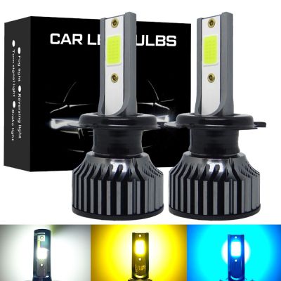 2pcs H1 H7 LED H4 9000LM HB3 HB4 Led H11 H8 9006 9005 Car Headlight Bulb Diode Fog Lamps for Auto 6000K 8000K 3000K 12V Bulbs  LEDs  HIDs