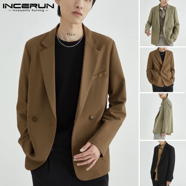 incerun-เสื้อสูท-แขนยาว-มีกระดุมสองแถว-สไตล์ธุรกิจ-แฟชั่นสําหรับผู้ชาย