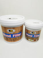 เคมีผสมสำเร็จสำหรับโป๊วเฟอร์นิเจอร์ไม้ Bosny Wood Filler เคมีโป้วไม้ โป้วรอยแตกไม้ 01 teak สีไม้สัก โป้วไม้แตกแยก