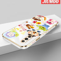 JIUMOO เคสสำหรับ Huawei Y9s P Smart Pro 2019ลายการ์ตูนทอยสตอรี่ใหม่กรอบพื้นผิวสี่เหลี่ยมเคสนิ่มซิลิกาเจลกันกระแทกเคสมือถือฝาครอบป้องกันเลนส์กล้องถ่ายรูปรวมทุกอย่างแล้ว