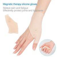 【CW】 Magnetic Silicone Gloves Wrist Protector Sprains Fixed Thumb Hand