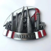 World Travel Bahrain Qatar Spain Espana Skyline Tourist Fridge Magnet Bottle Opener Keychain Country Souvenir Gifts Collection