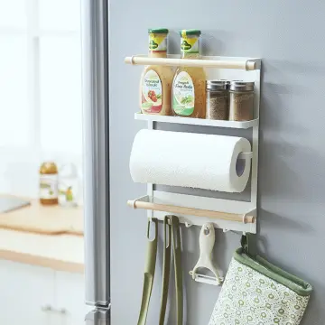 Magnetic Paper Towel Holder Spice Rack for Refrigerato - China Magnet,  Neodymium Magnet