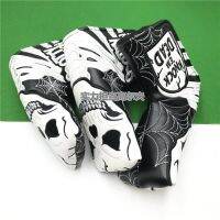 ﹍▣☂ Ghost Big Skull Golf Putter Cap Cover ฝาครอบป้องกันหัวก้านรูปตัว L ตรง