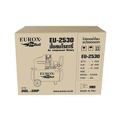 ถูกชัวร์-ปั๊มลมโรตารี่-30-ลิตร-eurox-รุ่น-eu2530-กำลัง-3-แรงม้า-ส่งด่วนทุกวัน