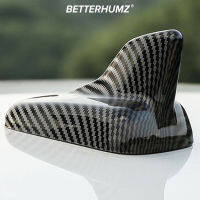 BETTERHUMZ คาร์บอนไฟเบอร์เสาอากาศรถยนต์ Shark Fin Antenna สำหรับ Audi A4 A5 A6 Q2 Q3 Q5 Q8 สัญญาณเสาอากาศหลังคาเสาอากาศรถอุปกรณ์เสริม-serfgfdtr