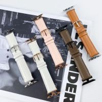 ◆ Leather Strap 49mm for Apple Watch 8 7 6 5 4 SE 42mm 44mm 41mm 45mm Metal Wristband for iWatch Series 8 Bracelet 38mm 40mm belt