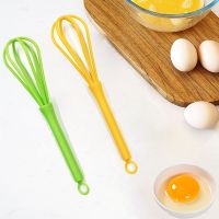 Kitchen Multifunctional Rotary Manual Egg Beater Mixer Mini Plastic Kitchen Egg Whisk Bake Tool Egg Agitator Whisk Milk Frother