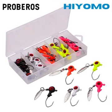 PROBEROS 20pc/lot Feather Fishing Hooks 2#-4#-6#-8#-10# High-Carbon Steel  Treble Hooks with Feather Fishhooks Fishing Tackle - AliExpress