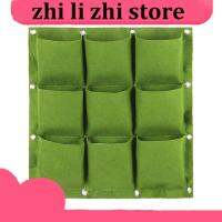 zhilizhi Store 9 Pockets Vertical Wall Hanging Planting Garden Planter Non-woven Fabric Grow Bags Flower Pot Balcony Decoration