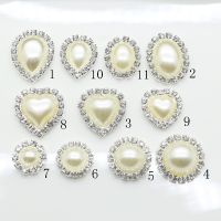 【CW】 Hot 10 pcs/set Round Rhinestones Buttons Wedding Decoration Diy Diamante