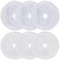 6X Reusable Replacement Mop Pads Compatible for Bissell 3115 SpinWave Hard Floor Expert Wet and Dry Robot Vacuum