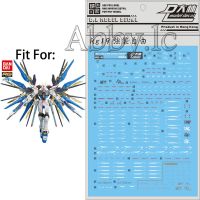 New Product For RG 1/144 ZGMF-X20A Strike Freedom D.L Model Master Water Slide Pre-Cut Caution Warning Details Add-On Decal Sticker RG19 DL