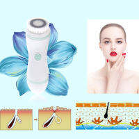 แปรงทำความสะอาดผิวหน้าไฟฟ้า 4 in 1 IPX6 Waterproof Facial Cleansing Brush Massager อุปกรณ์ทำความสะอาดใบหน้า