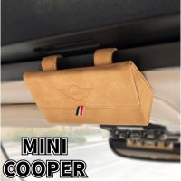 MINI COOPER Car Glasses Case COUNTRYMAN JCW CLUBMAN F54 F55 F56 F57 F58 F60 R55 R57 R58  R60 Mirror Clip Sun Visor Sunglasses Suede Storage Box