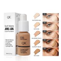 Liquid Foundation Concealer Face Naturally Flawless Matte Oil-Control Waterproof Long Lasting Foundation 30Ml 5สีตัวเลือก