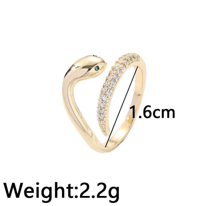 cod-european-and-temperament-micro-inlaid-zircon-serpentine-ring-fashion-copper-plated-18k-gold-open-female