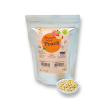 Wel-B Freeze-dried Peach Diced 5x5mm 100กรัม (เวลบี พีชกรอบหั่นเต๋า 5x5mm 100g)