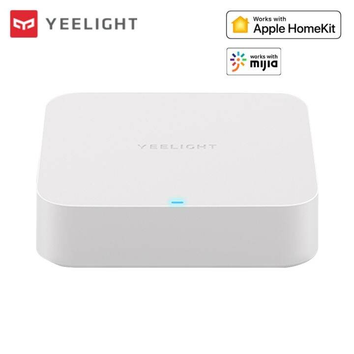 yeelight-mesh-รุ่น-gateway-hub-อุปกรณ์สนับสนุนอัจฉริยะสำหรับผลิตภัณฑ์แสงสว่างของตาข่าย-wifi-dual-mode-work-amp-app