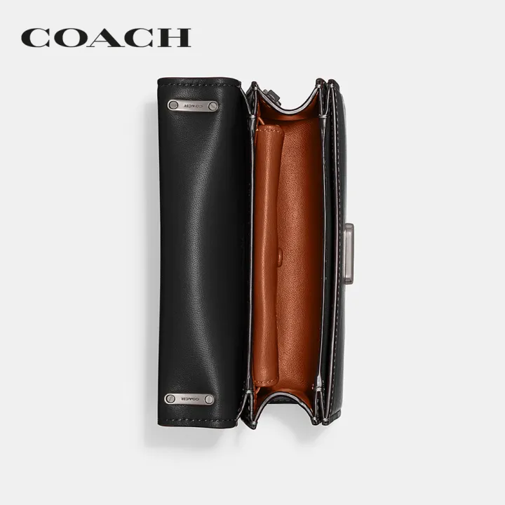 coach-กระเป๋าสะพายข้างผู้หญิงรุ่น-bandit-crossbody-สีดำ-cd724-lhblk