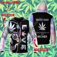 Skull Green Leaf Reggae Trippy Tattoo Psychedelic Tracksuit 3DPrint Harajuku Streetwear Casual Vintage Jacket Hoodies NM19