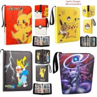 Pokemon Double Pocket Binder Cards Collectors Album Anime Game Card Portable Storage Case Top Loaded List Toy Gift for Kid