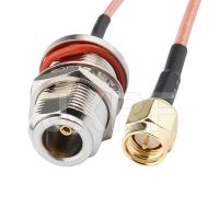 Factory sales RF Coaxial cable N to SMA connector N female to SMA male Plug RG316 Pigtail cable 15cm free shipp Electrical Connectors