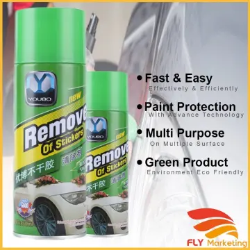 260ml Car Sticker Residue Remover Spray Roadtax Adhesive Instant Cleaner  Safe Canister Glue Cleaner Windshield Wall Door