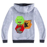 Jelly Green Black/grey เสื้อผ้าเด็ก Boy S Long Sleeve Cotton + Polyester 3-16 Yrs Hooded Zipper Sweater Spring And Autumn Jacket For Boys 15 Years Old Girls